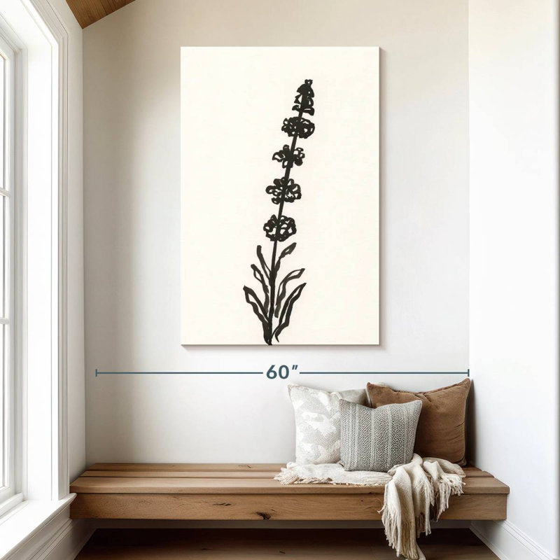 Esquisse botanique Harnek Ink IV, H 48 po x l 32 po
