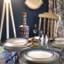 Service de table 24 pièces Saugerty, service pour 6