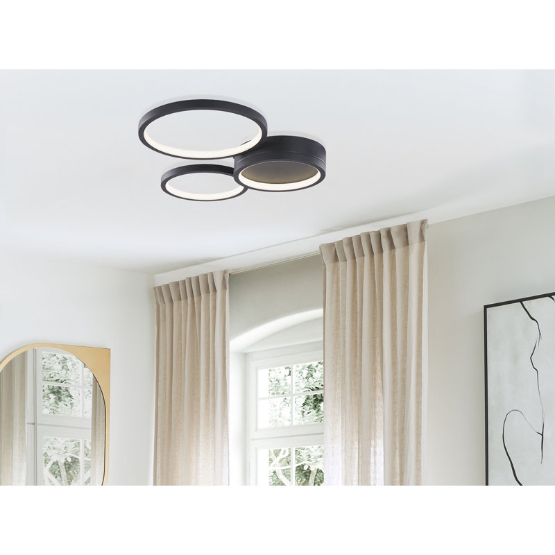 Hyler - Light LED Shaded Pendant, Black