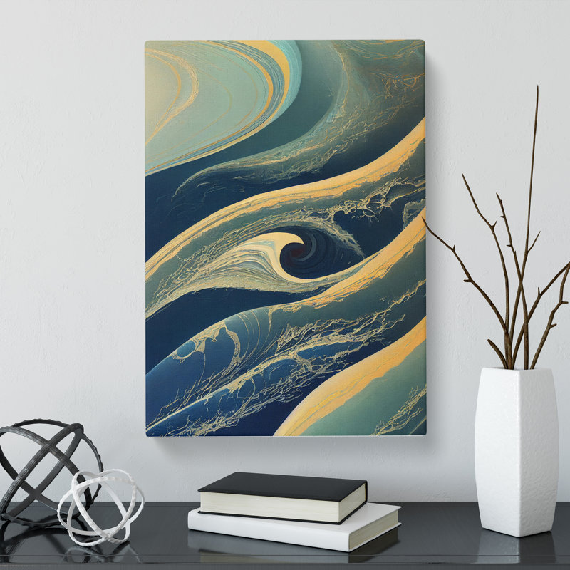 Ocean Abstract Vol.3 - Wrapped Canvas, 76cm H x 50cm W x 3cm D
