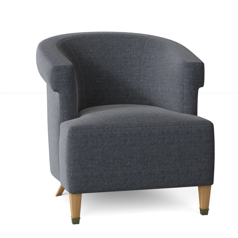 Madame 30.5" Wide Armchair, Elise Flax, Amber