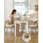 Solid Wood Base Dining Table-1493415699
