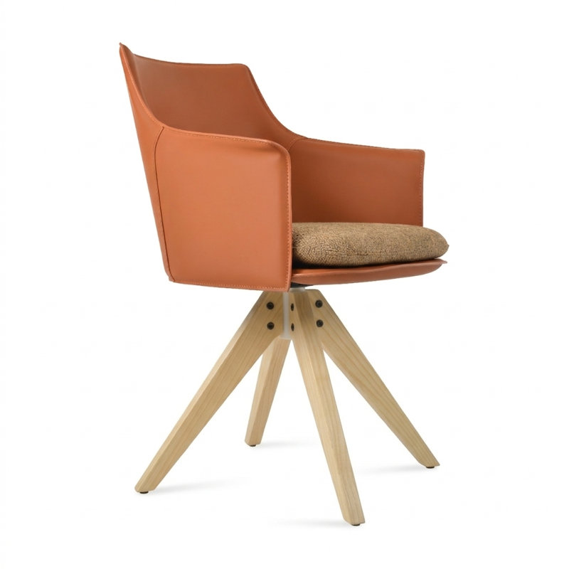 Fauteuil Briancon, Naturel, Caramel