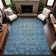 Premium Machine Washable Larock AMF1228 Global Rug