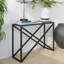 Calix Glass Top Console Table-50309257-99930468