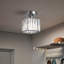 Dunaverney Crystal Semi Flush Mount