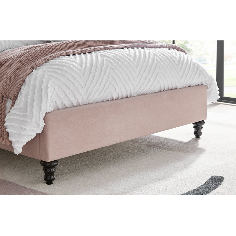 Fairfield Upholstered Bed, Single (3'), Pink