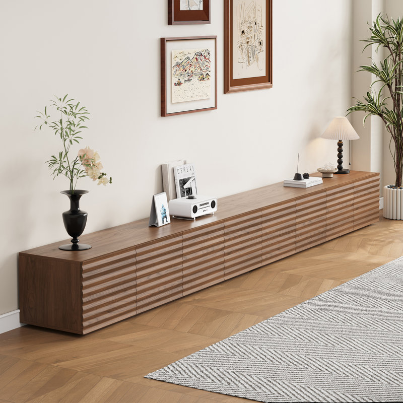 Modern TV Stand with Multiple Storage Drawers – Minimalist Living Room Entertainment Center for Organized Media & Home Decor
