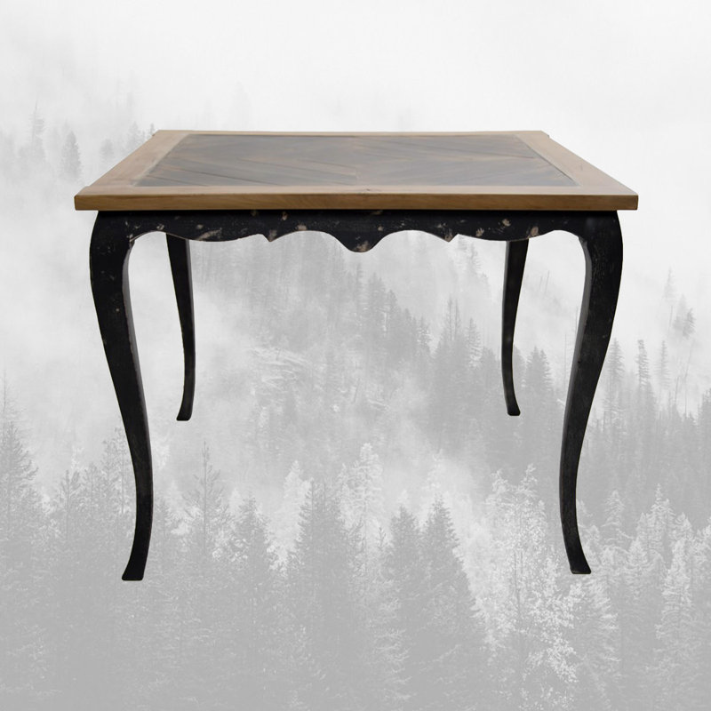 Table de salle à manger 19,7 "en bois massif