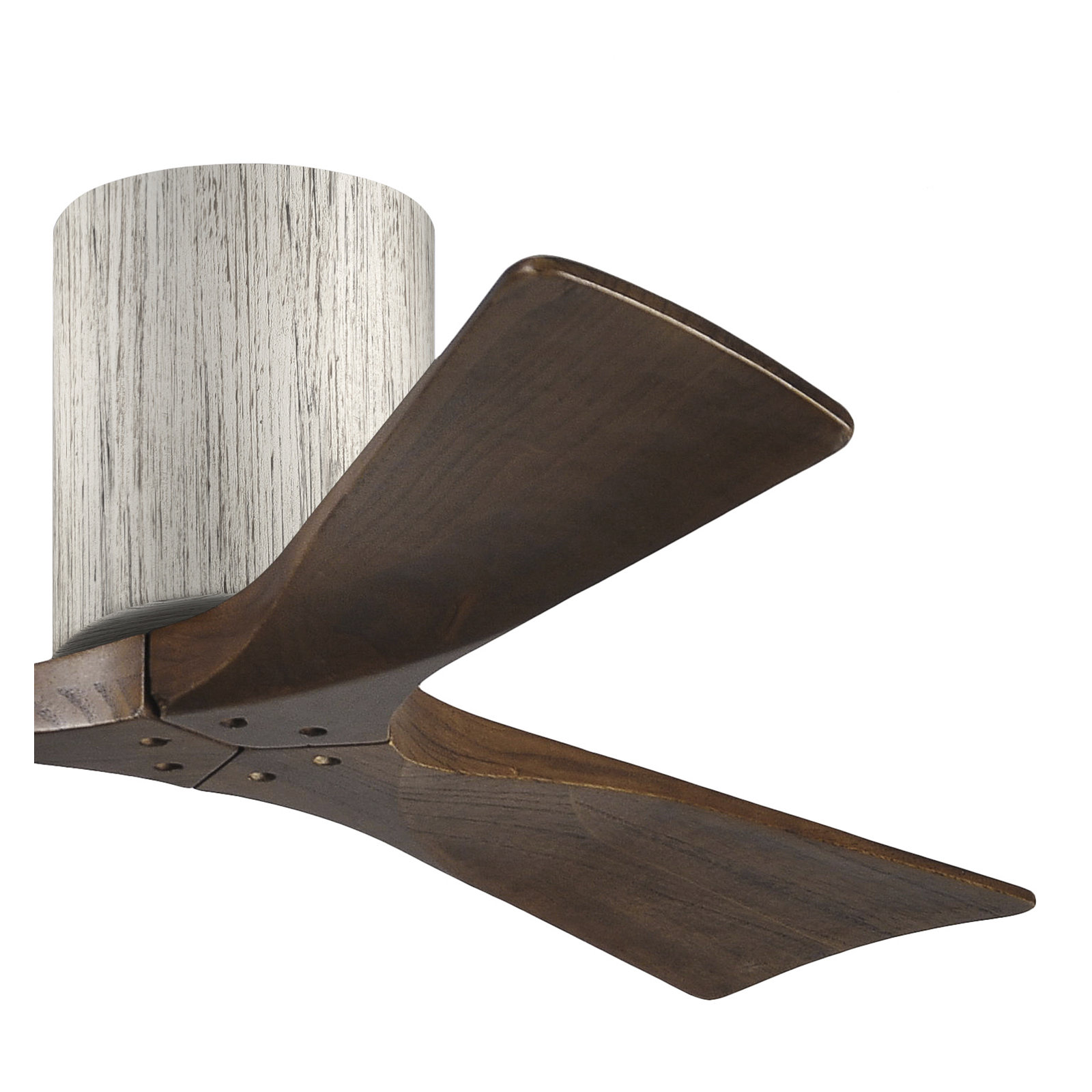 Olivier 3 Blade Ceiling Fan, Barn Wood Tone, Walnut Tone, 42"