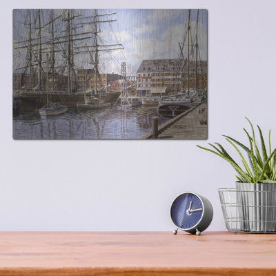 " NYC, Pier 28 Ca. 1876 " by Stanton Manolakas