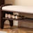 2 - Tier Wooden Entryway Bench With Faux Leather Cushion, 31.5'' Solid Wood For Hallway And Living Room Aesthetic Appeal Soft Fashion