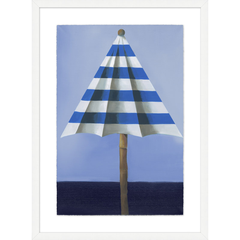 Beach Umbrella 1 Print by Nathan Turner