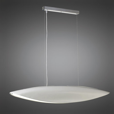 Coles 6 - Light Silver Bowl Pendant