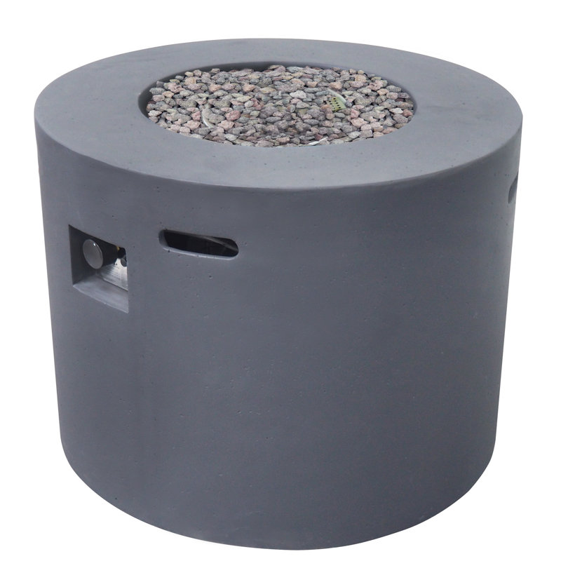 30.75 Inches Deep Fireplace, 40,000 , Dark Grey, Quick Setup Process Fire Table, Deep, Assembly
