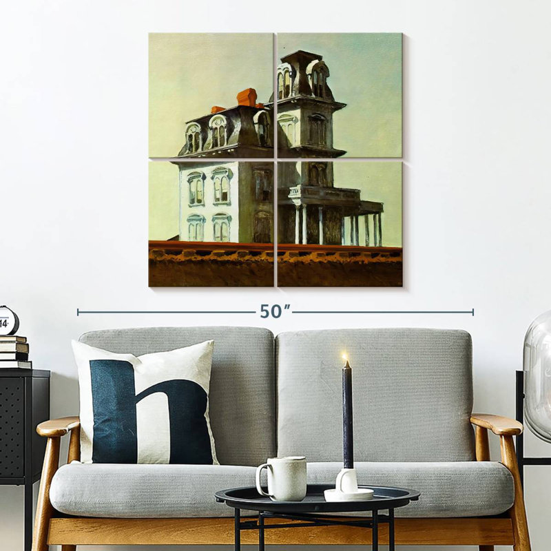 Lilie House By The Railroad, H 32 po x l 32 po