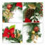 Guirlande de Noël 6 pi, guirlande de Noël pré-éclairée avec lumières - thème de Noël classique, alimenté par pile avec 8 modes d'éclairage et minuterie, décor polyvalent pour manteau de cheminée