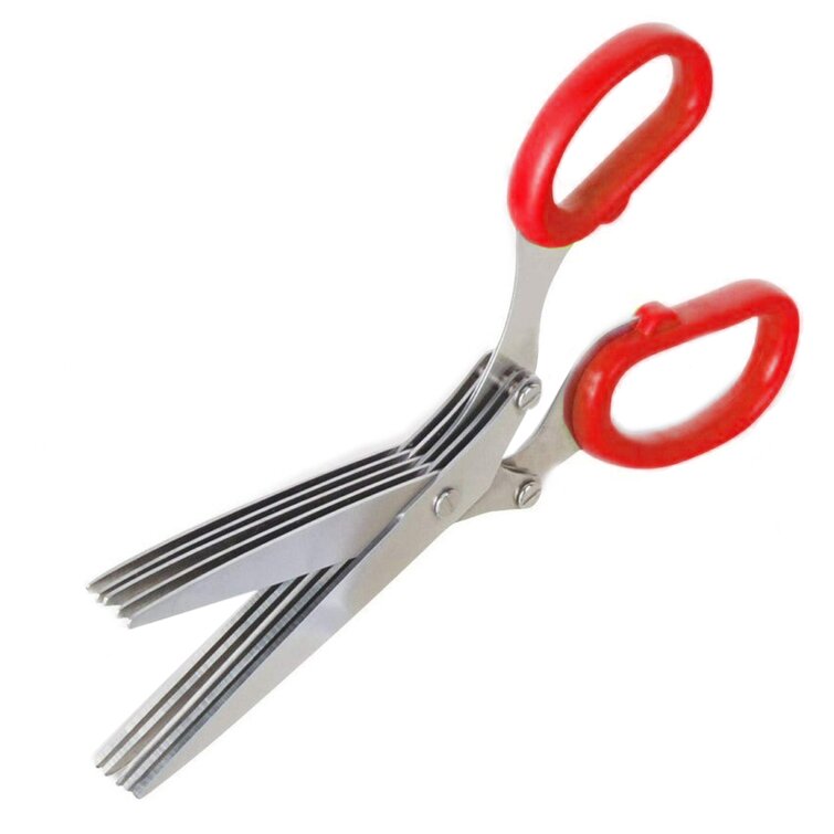 Multi Shear Kitchen Scissors with Herb Stripper and Sheath