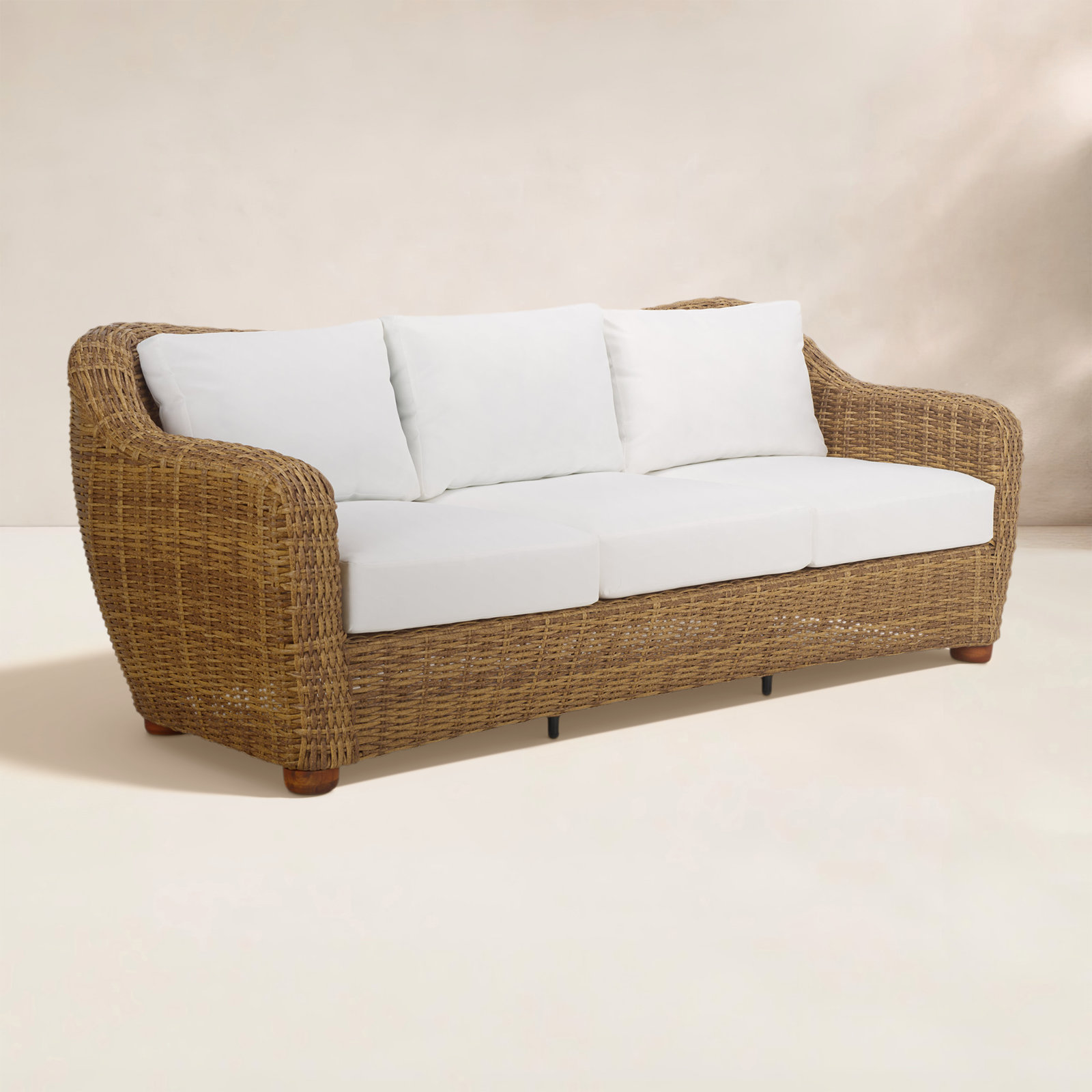 Melbourne 81" Acacia Patio Sofa