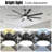 Modern Large Design Ceiling Fans With Smart Remote Control For Living Room-1442527344