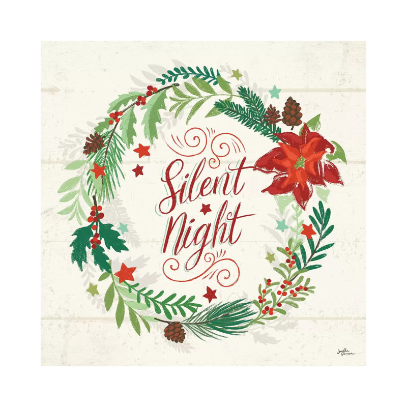 Holiday Joy IV 1 Piece Wrapped Canvas Wall Art, 30.48 cm H x 30.48 cm W