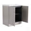 Lavabo de salle de bain autoportant et 2 portes d'armoire à fermeture en douceur -640615395-640615405