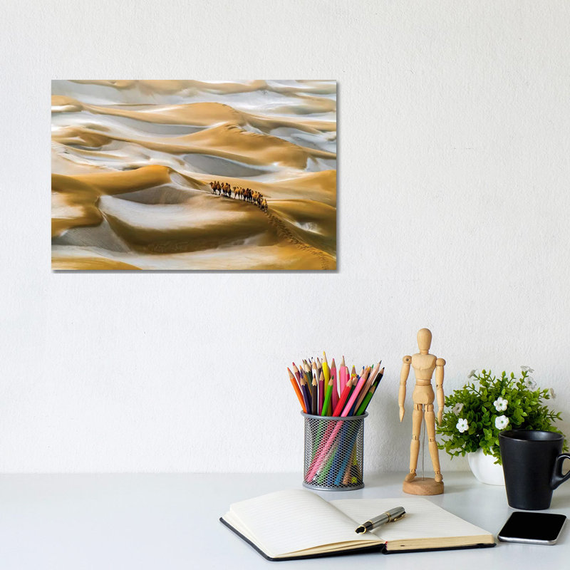 Desert Winter - Wrapped Canvas Painting, 20.32cm H x 30.48cm W x 1.905cm D