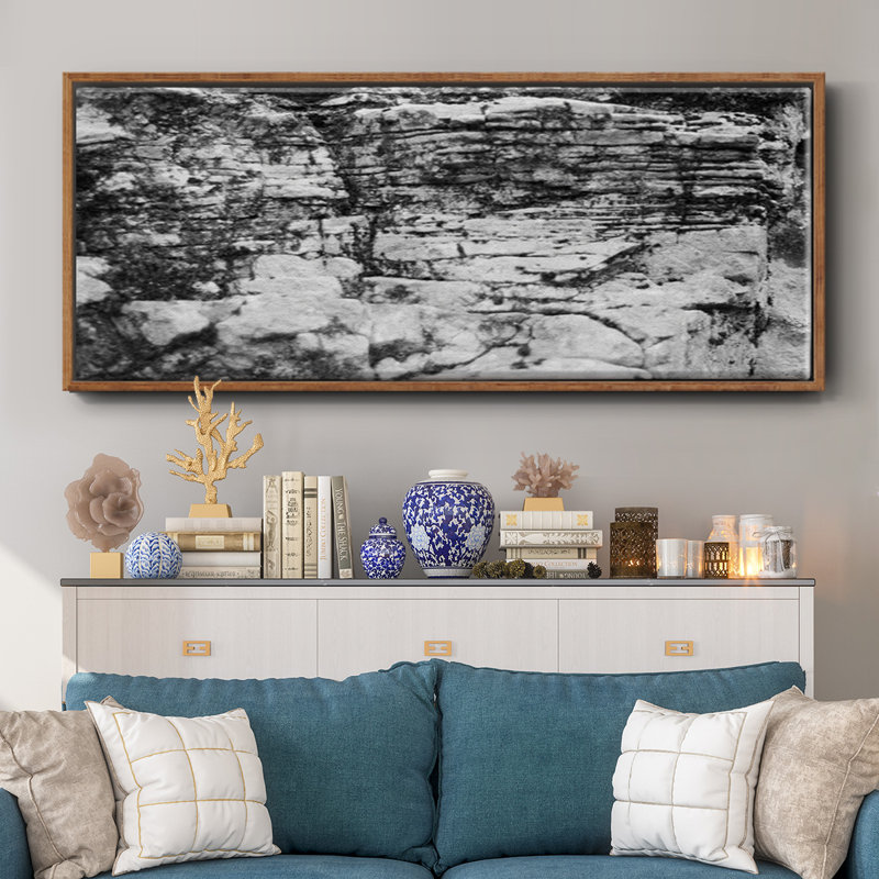 Found Textures XVIII- Framed Canvas
