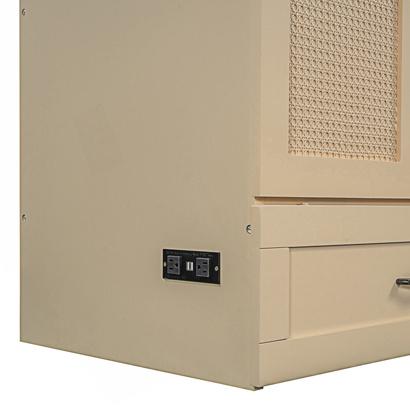 Lit plateforme avec rangement et 2 grands tiroirs , Or, Grand lit