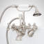 Telephone Style Tub Wall Mounted Faucet with Cross Handles-478571123