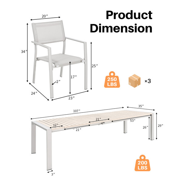 Dimensions du produit