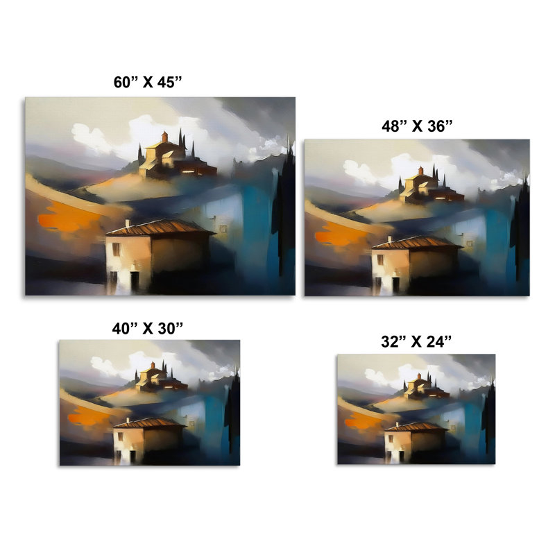 Hilltop Reverie, 24" H x 32" W