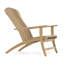 Chaise Adirondack en bois de teck Westminster