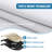 100% Blackout Curtain Valances for Kitchen Windows/Bathroom/Living Room/Bedroom Thermal Insulated Rod Pocket Valances for Windows, 2 Pack-1508882538