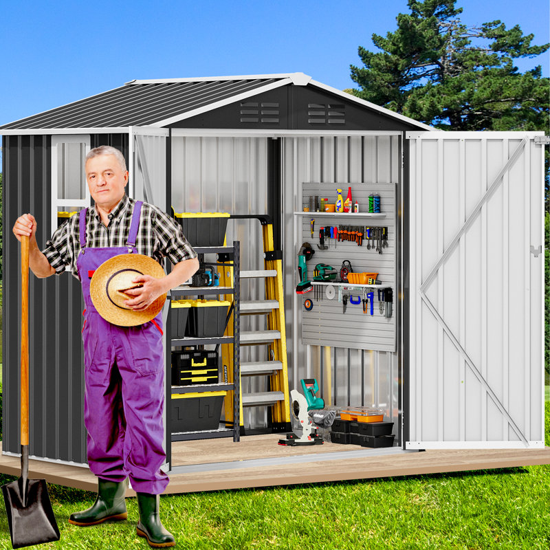 Grande remise à outils 6 x 4 pi avec fenêtre