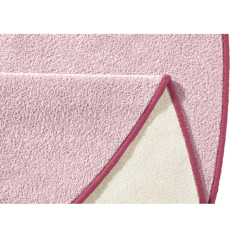 Fancy Light Pink Rug, Round 200cm