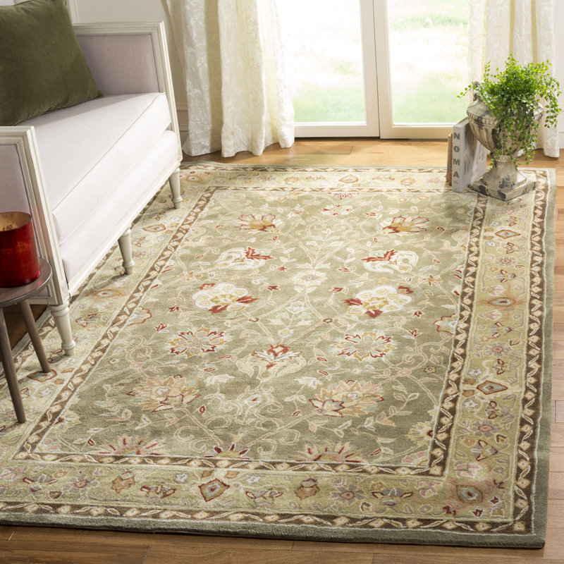Angus Total Performance Hand Hooked Performance Oriental Rug, Rectangle 6' x 9'