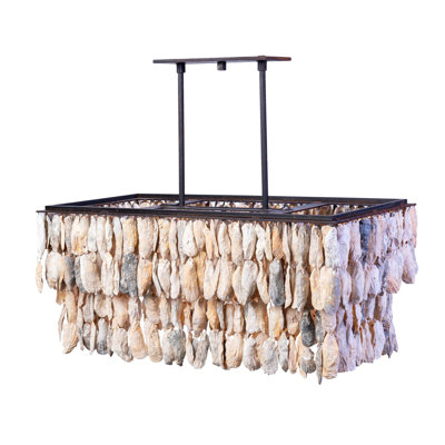 Lustre cascade Oyster Shell