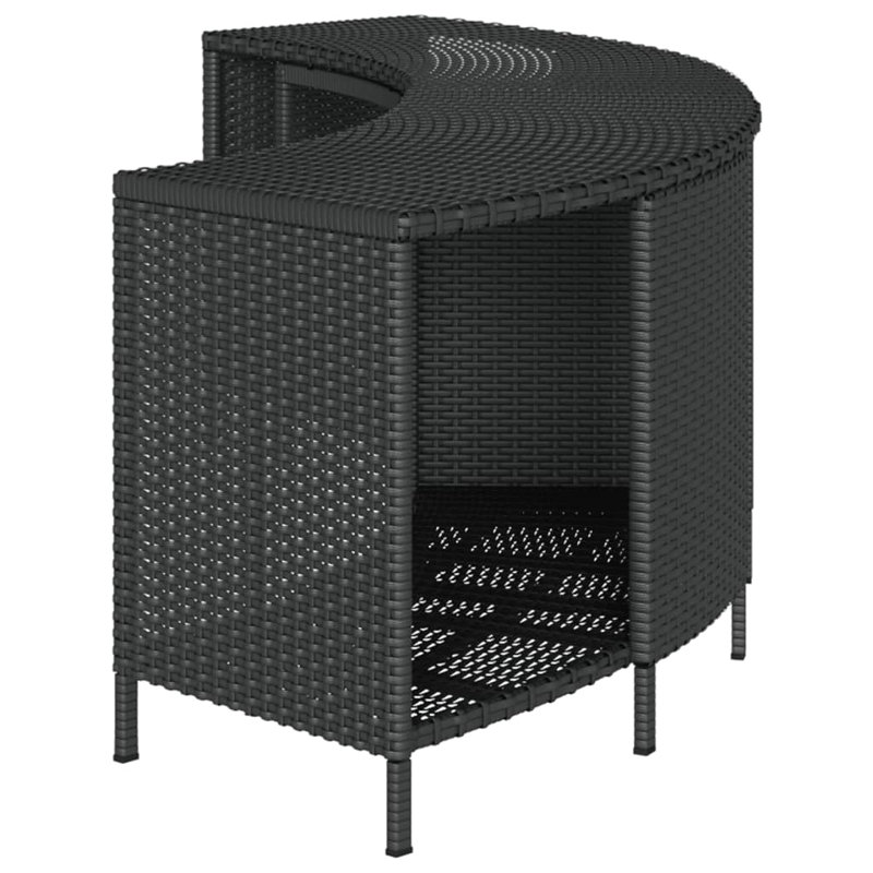 Marchepied 17,7 "en noir, Noir, noir, noir, noir