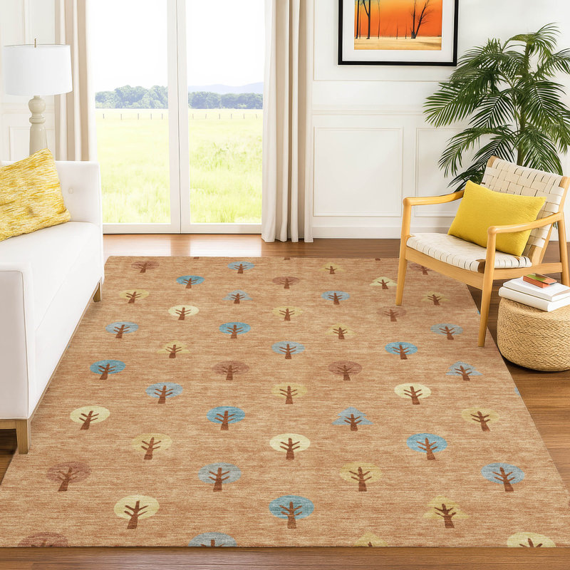 Tapis intérieur / extérieur lavable à la machine Chantille ACN2550, Cuivre, 10 pi x 14 pi