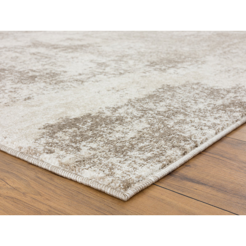 Tapis beige / brun Ellensburg, Rectangle de 5 pi x 7 pi