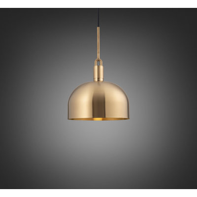 Linear Knurl 1 - Light Dome Pendant