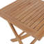  Ensemble de 2 chaises Adirondack d'extérieur Grade A en teck (1 chaise + 1 table d'appoint)
