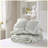 3-Piece Twin/Twin XL Solid Green Quilt Set with Decorative Pillow