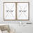Geometric Line Minimalist Black And Gray Rectangle And Line Abstract Shapes Modern Chic On Canvas 2 Pieces Print-92285255-92285256