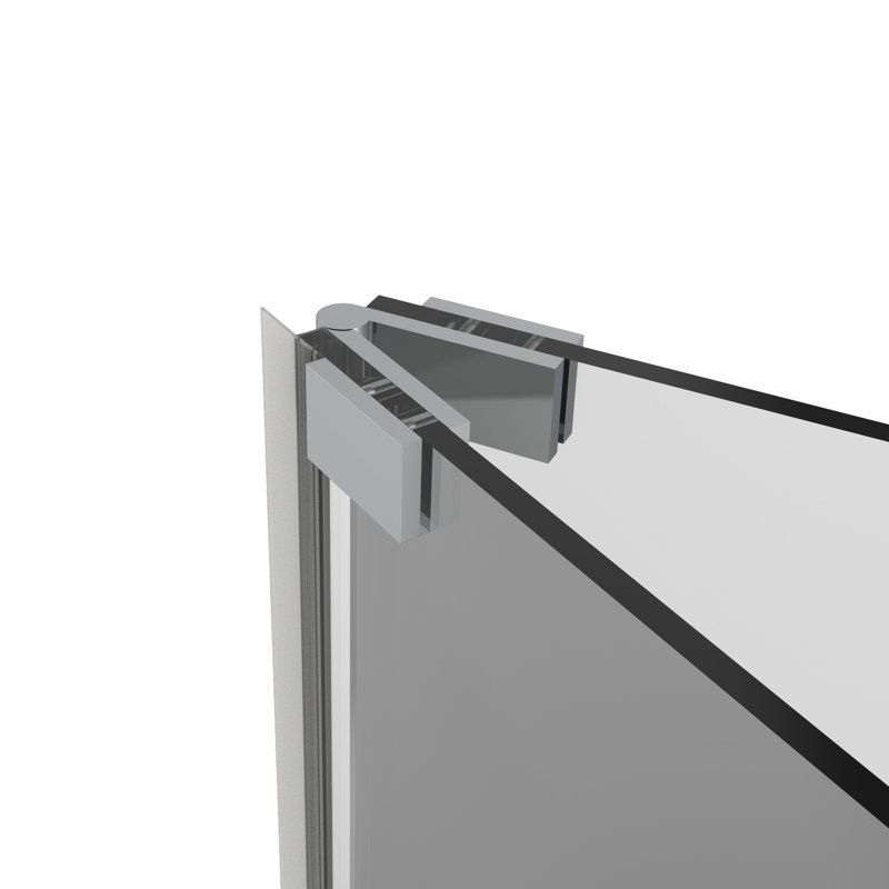 Askar Bathroom Bi-Fold Door Enclosure - 1900 x 760 mm, Chrome