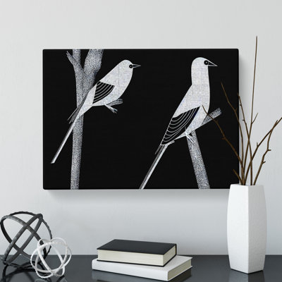 Thrilling Birds - Wrapped Canvas Print