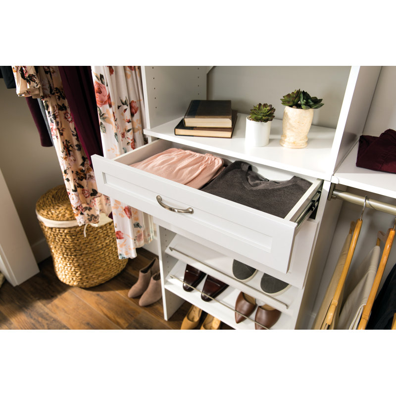 Ensemble de tiroir l 16,65 po SuiteSymphony, Blanc pur, H 9,96 po x l 16,65 po x P 13,62 po