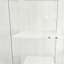 Bibliothèques rotatives avec éclairage réglable, vitrine blanche moderne