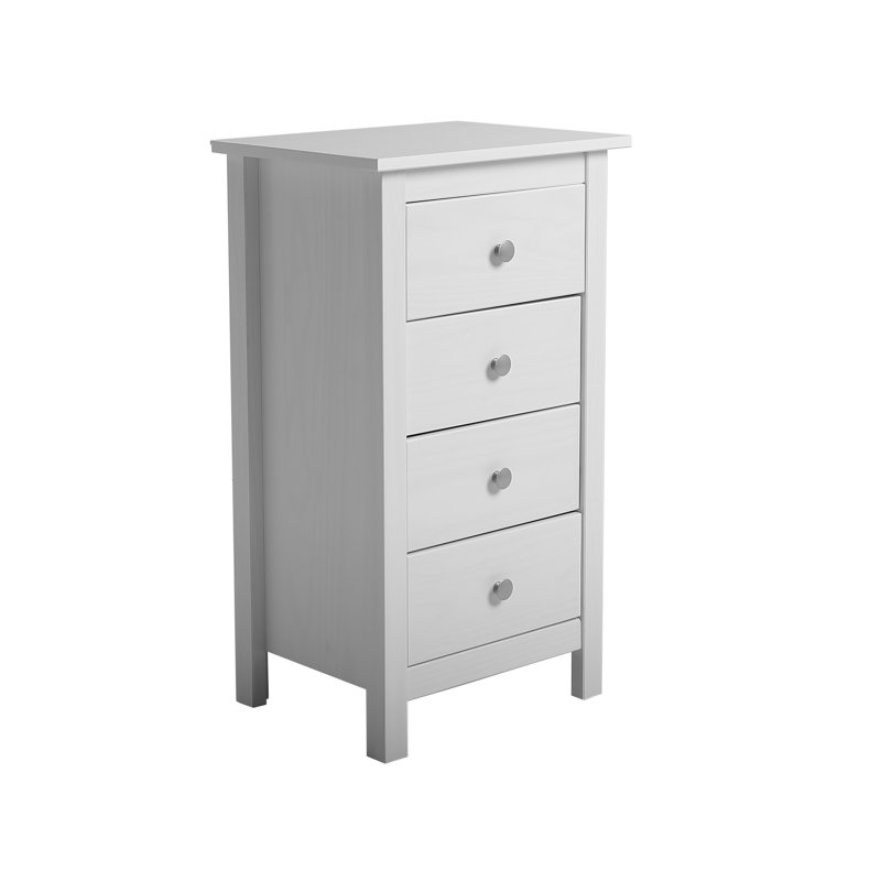 High Springs Solid Wood 46 cm W Chest of 4 Drawers